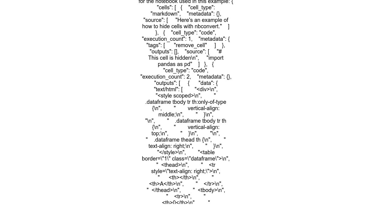 How to hide one specific cell (input or output) in IPython Notebook