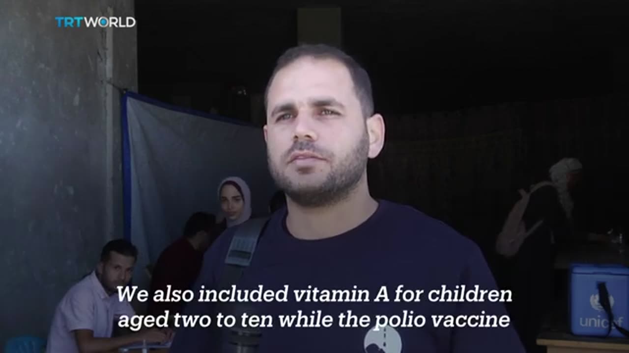 Second phase of polio vaccination drive starts in southern Gaza