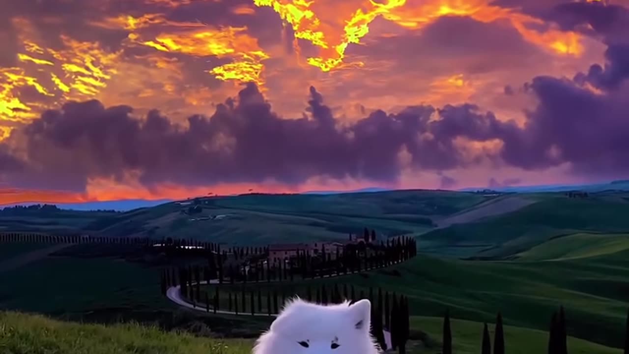 Do you also like the sunset, such a cute little one.