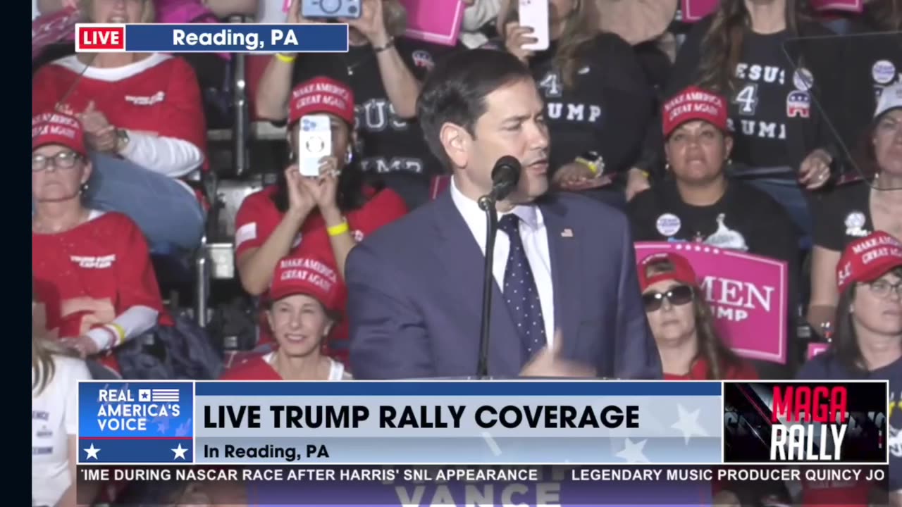Marco Rubio Spitting Cuban #FIRE @realDonaldTrump Rally