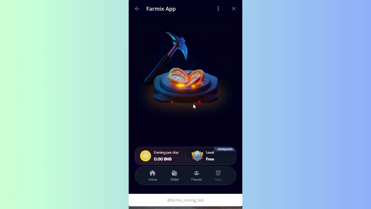 BIG MINI APP TELEGRAM BOT-FARMIX APP- MINE TRX AND BNB AND TON