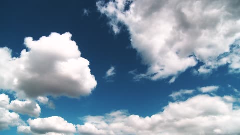 Blue Sky and Clouds Timelapse