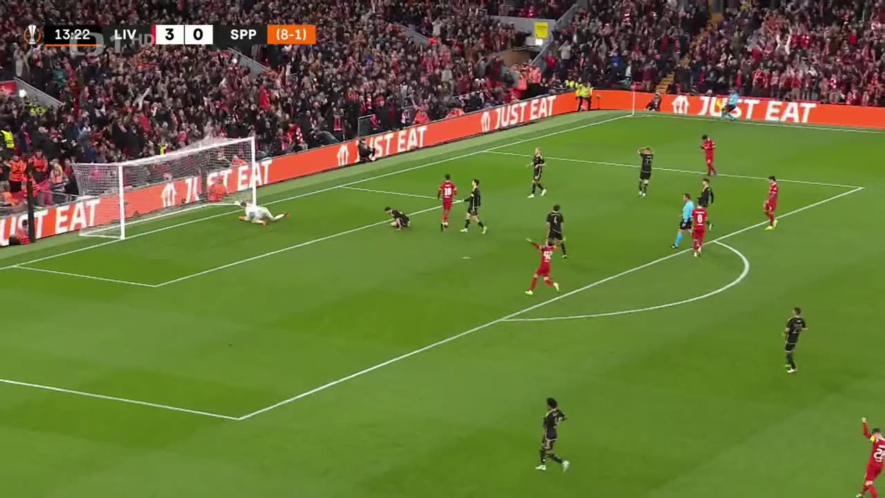 Liverpool FC vs AC Sparta Praha 6:1 - Evropská liga 2024