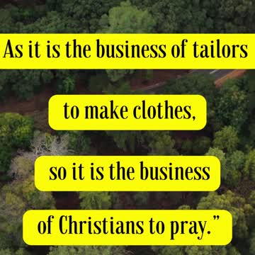 Doug Batchelor Said... As it is the business of tailors to make clothes, so it is the business...