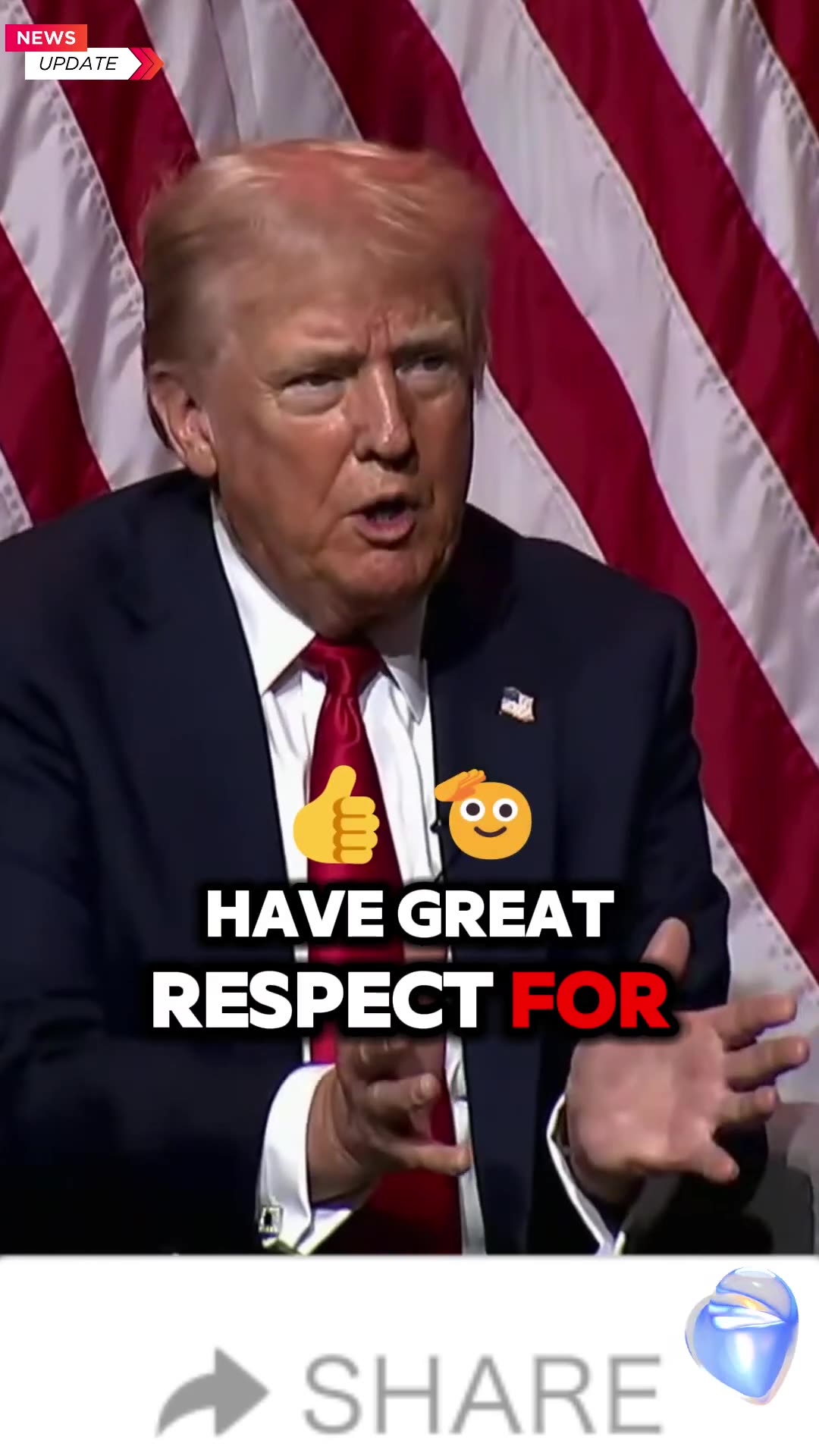 Pt 6 Former President Donald Trump participates in a question and answer session in Chicago #news