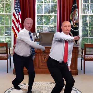 PUTIN AND BIDEN DANCING