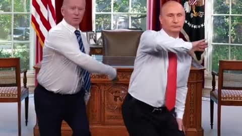 PUTIN AND BIDEN DANCING