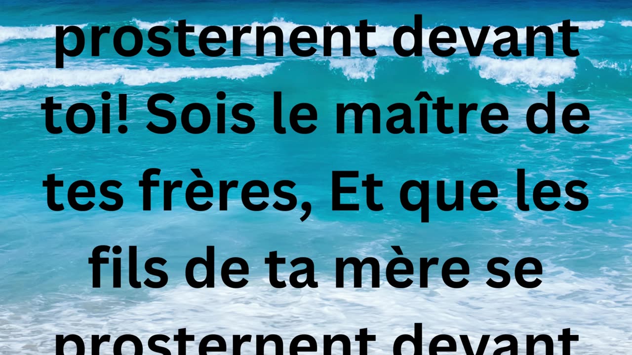 "La Bénédiction d'Isaac à Jacob" Genèse 27:28-29