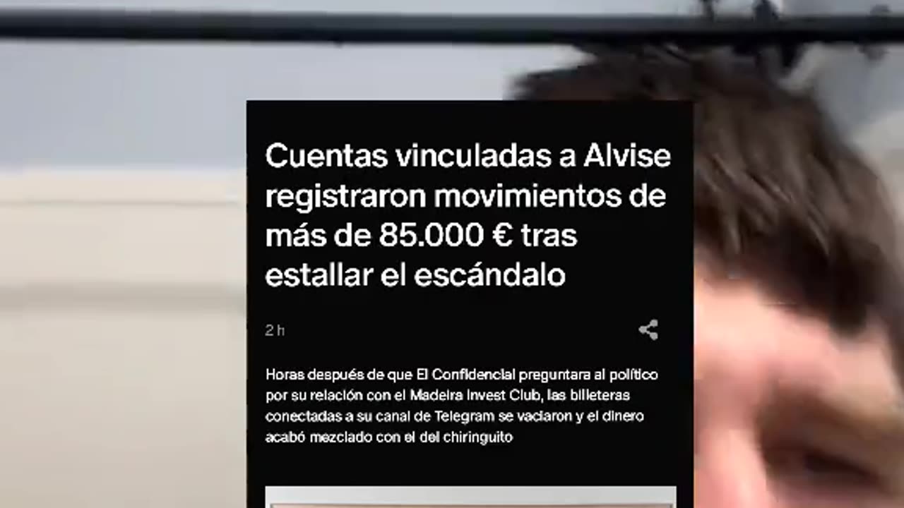 Cuentas vinculadas a #Alvise registraron movimientos de más de 85.000 € tras #estallar el #escándalo