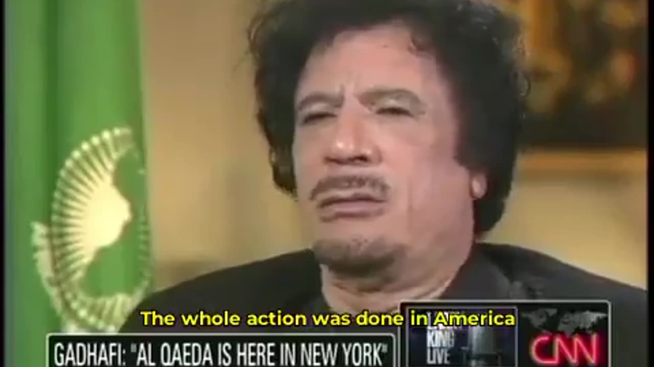 That time Muammar Gaddafi spoke the truth about 9/11 on the Larry King Live show