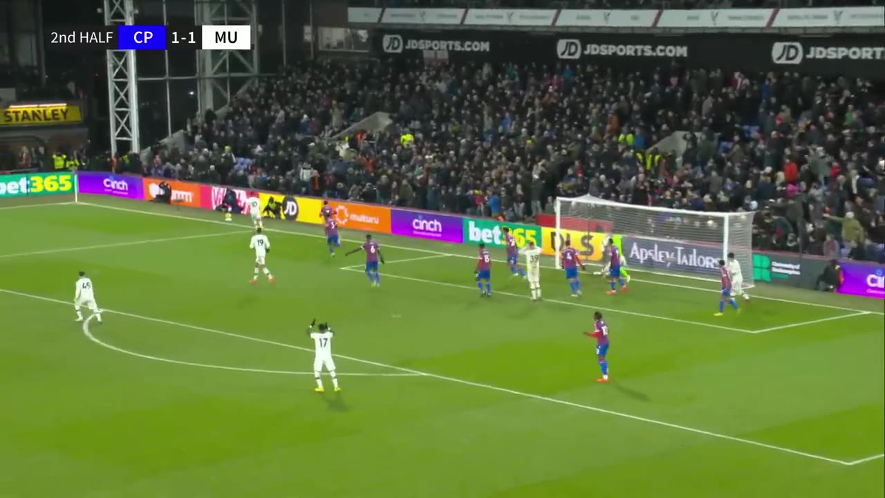 A Point On The Road 🛣️ _ Crystal Palace 1-1 Man Utd _ Highlights