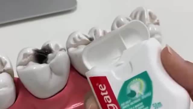 A gently reminder to always floss your teeth!