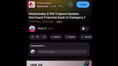 I was only been saying that for hours