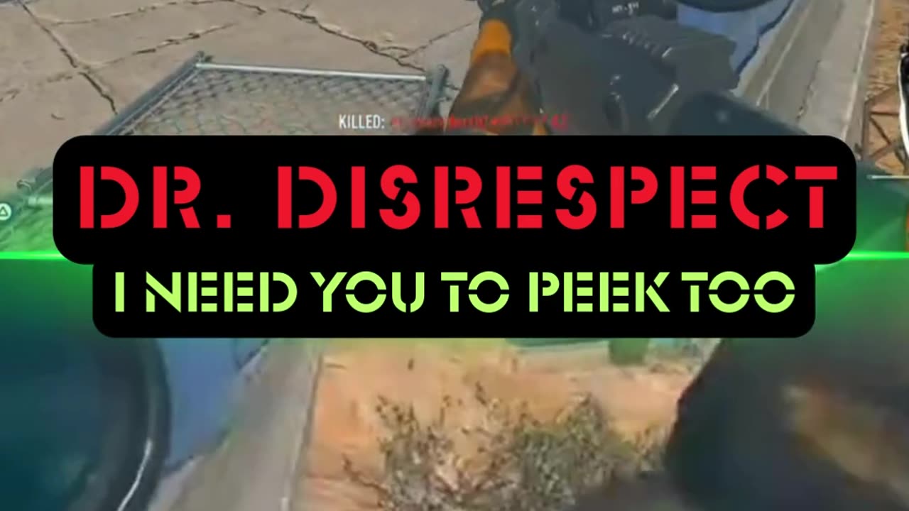 DrDisrespect I Need You To Peek Too.