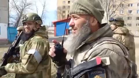 Kadyrov's regiment is fighting to clear Mariupol from the Nazis