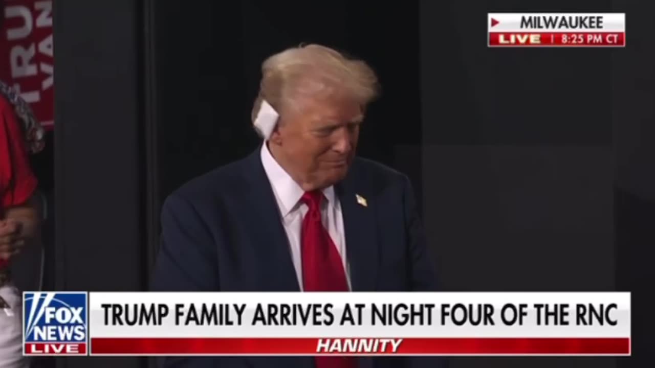 Trump family arrives at night four of the RNC