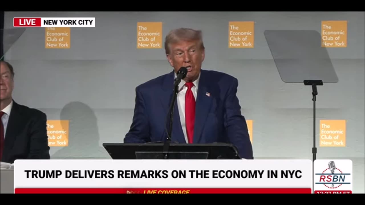 President Trump Gives Remarks at The Economic Club of New York - 9/5/24