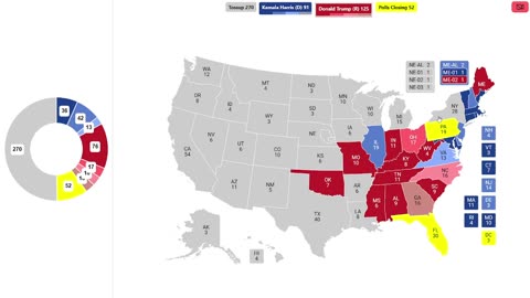 🔴 2024 Election Map REVEALED Shocking New Poll Averages in ALL 50 States