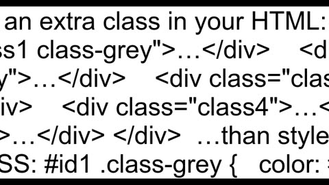 Applying a class to every selector in a stylesheet