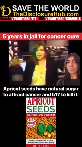 Imprisoned for cancer cure.