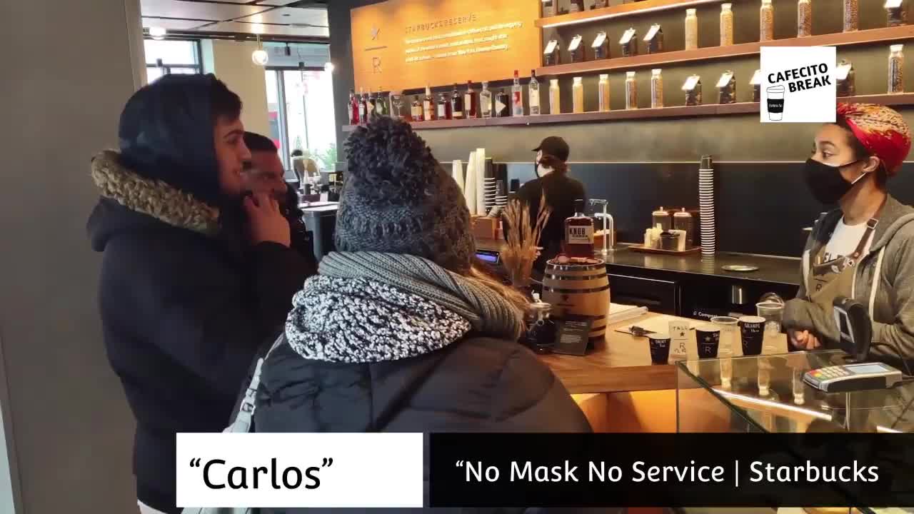 No Mask No Service - Starbucks