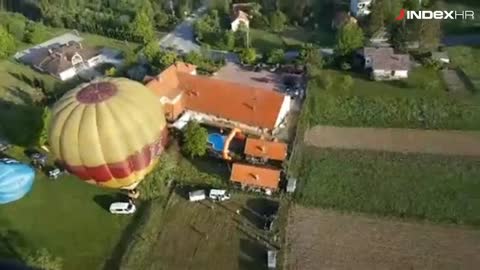 Uživo iz balona - let nad Zagorjem