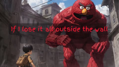 [Elmo sings/AI Cover] Attack on Titan/Shingeki no Kyojin Final Season Opening Sim - The Rumbling