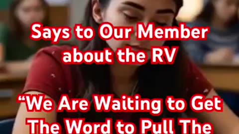 Vice President of Bank- RV is coming
