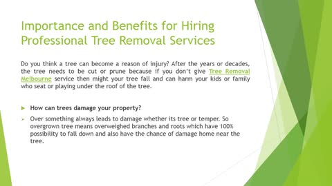 Importance and Benefits for Hiring Professional Tree Removal Services - PcTrees Services