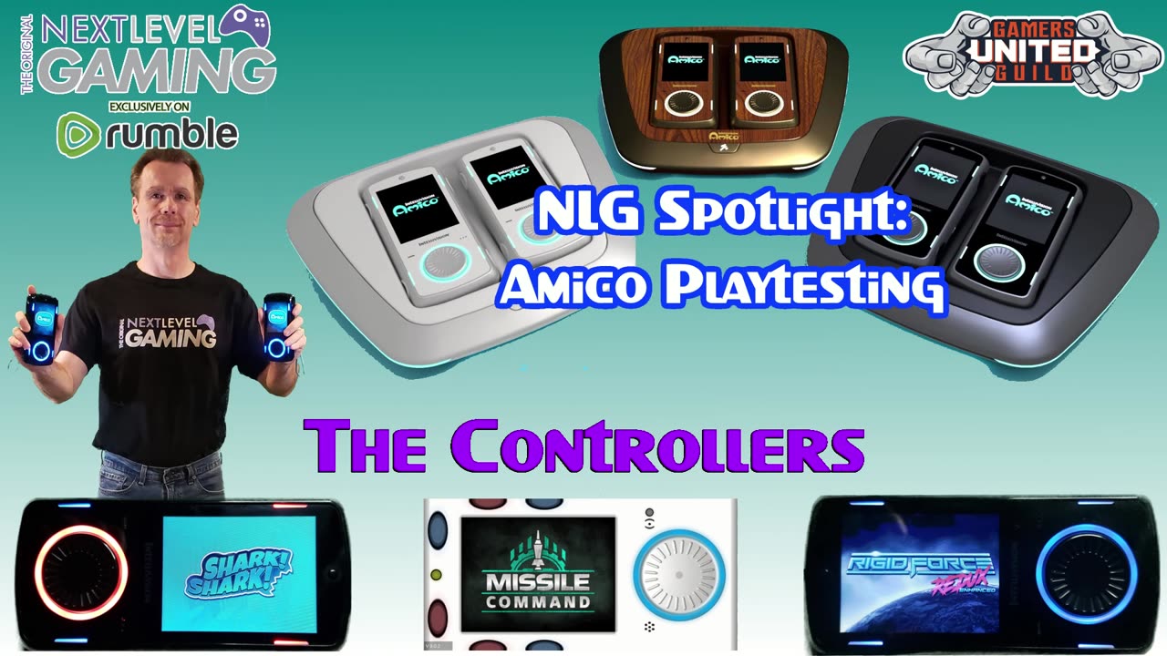 NLG Family Gaming Spotlight: Intellivision Amico Console Playtesting - The Controllers!