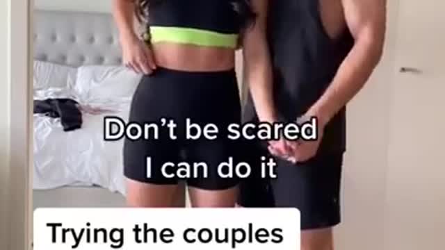 Trying the couple stiff challenge