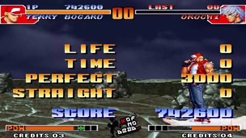 Tips vs Bosses Terry vs Orochi KOF 97 1