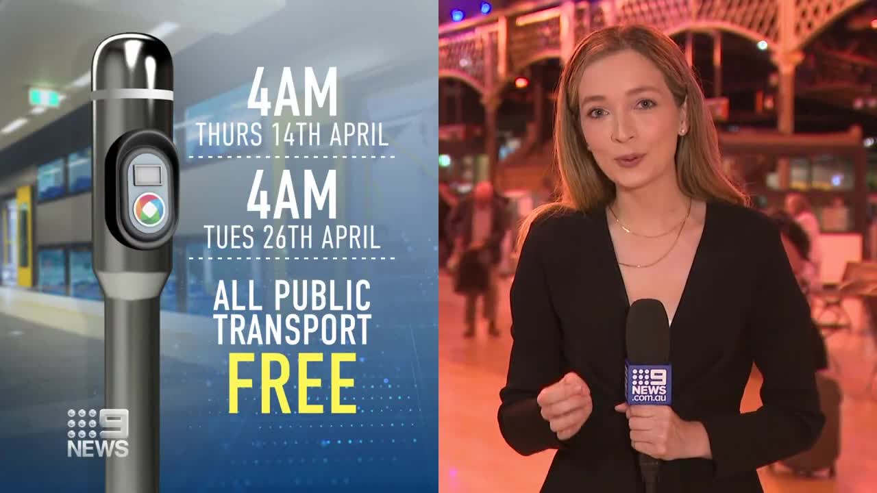 NSW residents to receive free public transport for 12 days over Easter holidays