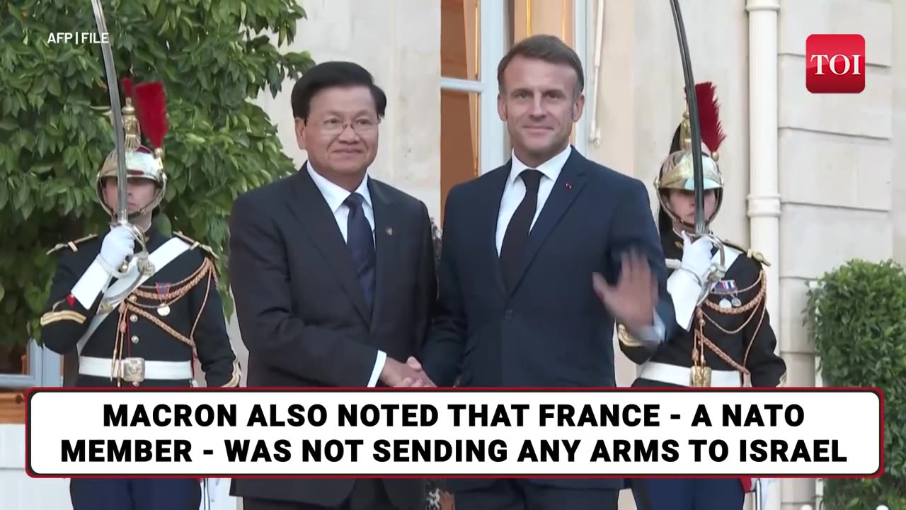 'Stop Weapons Now': France Breaks Ranks With U.S. & NATO; Calls For Sanctions On Israel