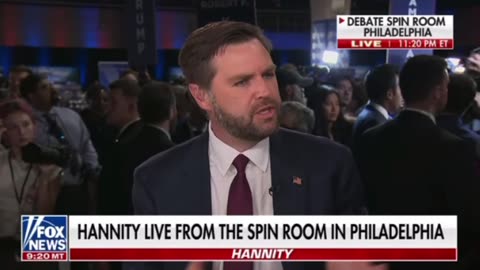 JD Vance Talks To Hannity After Presidential Debate