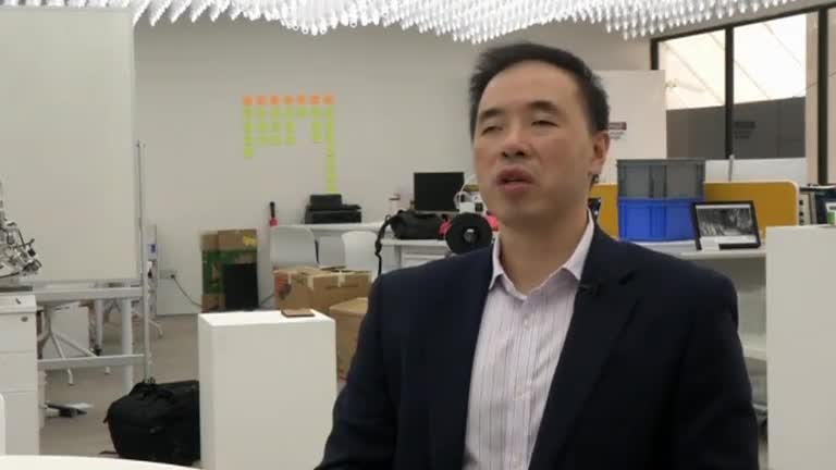 A ring that reads text for the blind