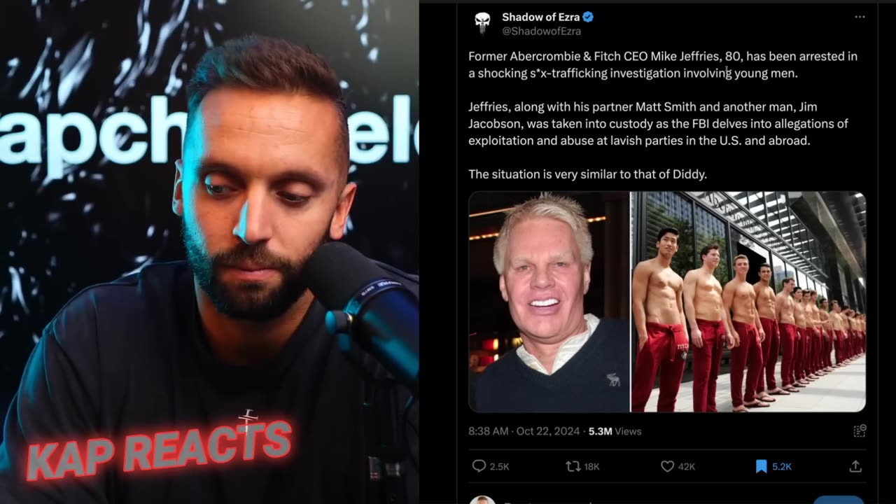 Abercrombie & Fitch CEO ARRESTED for Sex Trafficking... God's Exposing EVERYONE! _ Kap Reacts