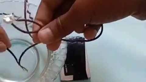 Dc bulb with water experiment