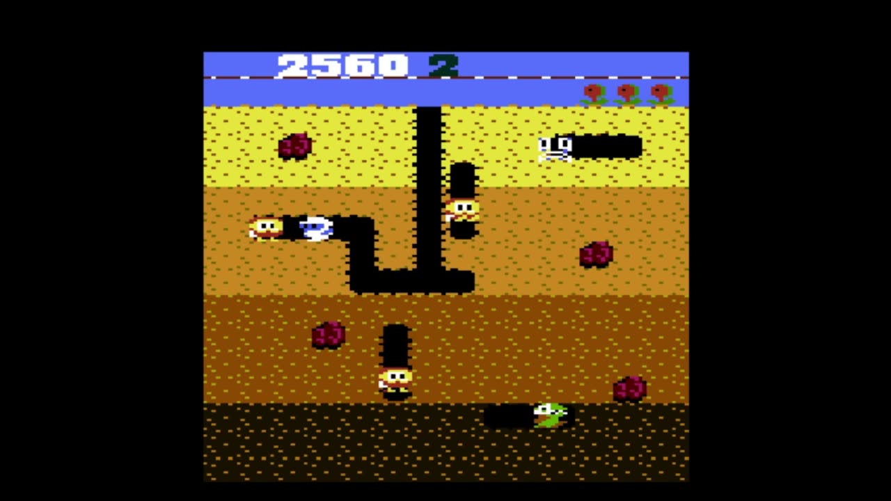 Dig Dug Review (Atari 7800) (1986)