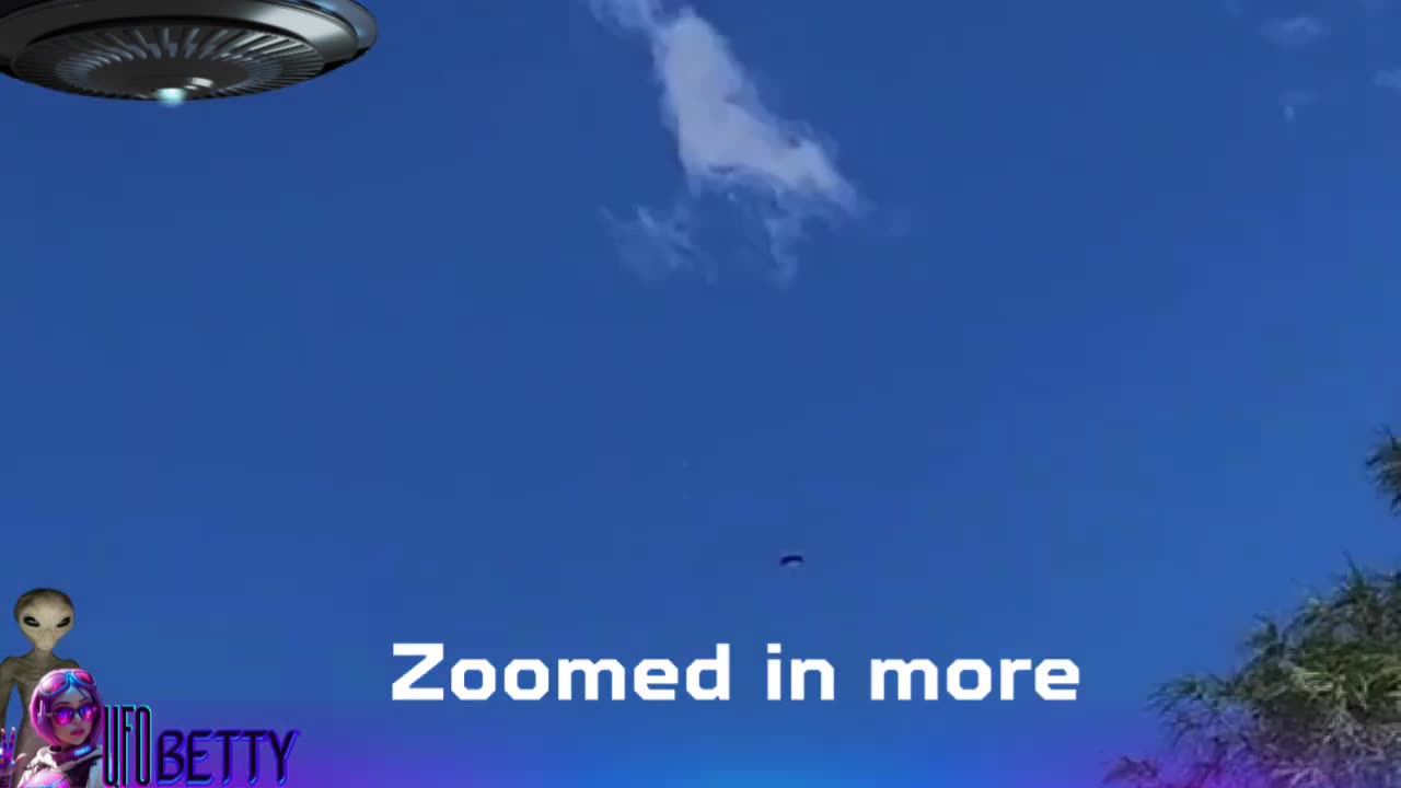 Strange spinning UAP Spotted while man Parachutes - 3 zooms