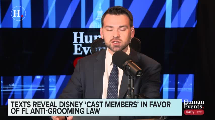 Jack Posobiec on Disney "cast members" being in favor of Florida's anti-grooming law