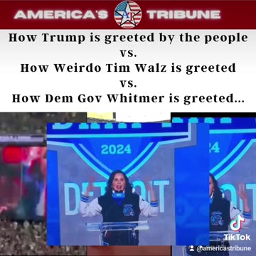 Trump vs Tim Walz vs Gov. Whitmer