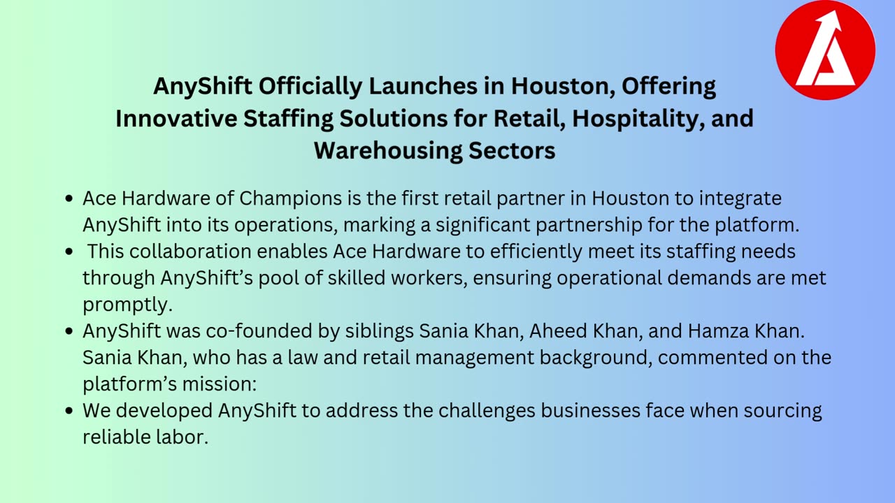 AnyShift Officially Launches in Houston