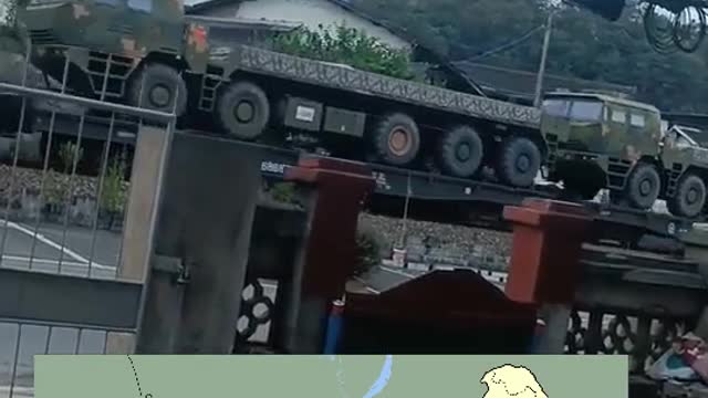 🇨🇳🇹🇼On July 29 PLA echelon with a 300-mm MLRS PHL-03 #Chinese province of Fujian adjacent to #Taiwan