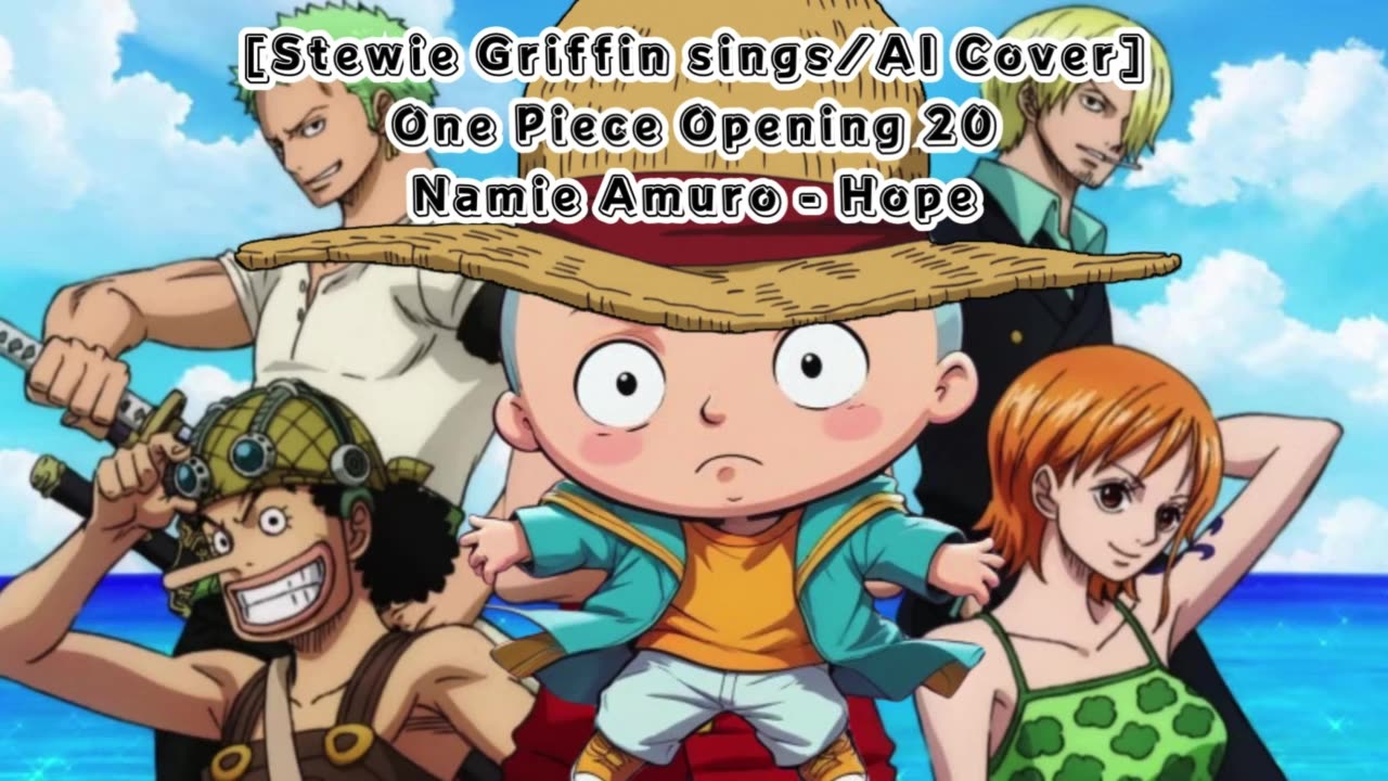 [Stewie Griffin AI Cover] One Piece Opening 20 Namie Amuro - Hope