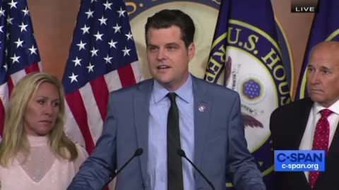 Rep. Matt Gaetz January 6th Press Conference (December 2021)