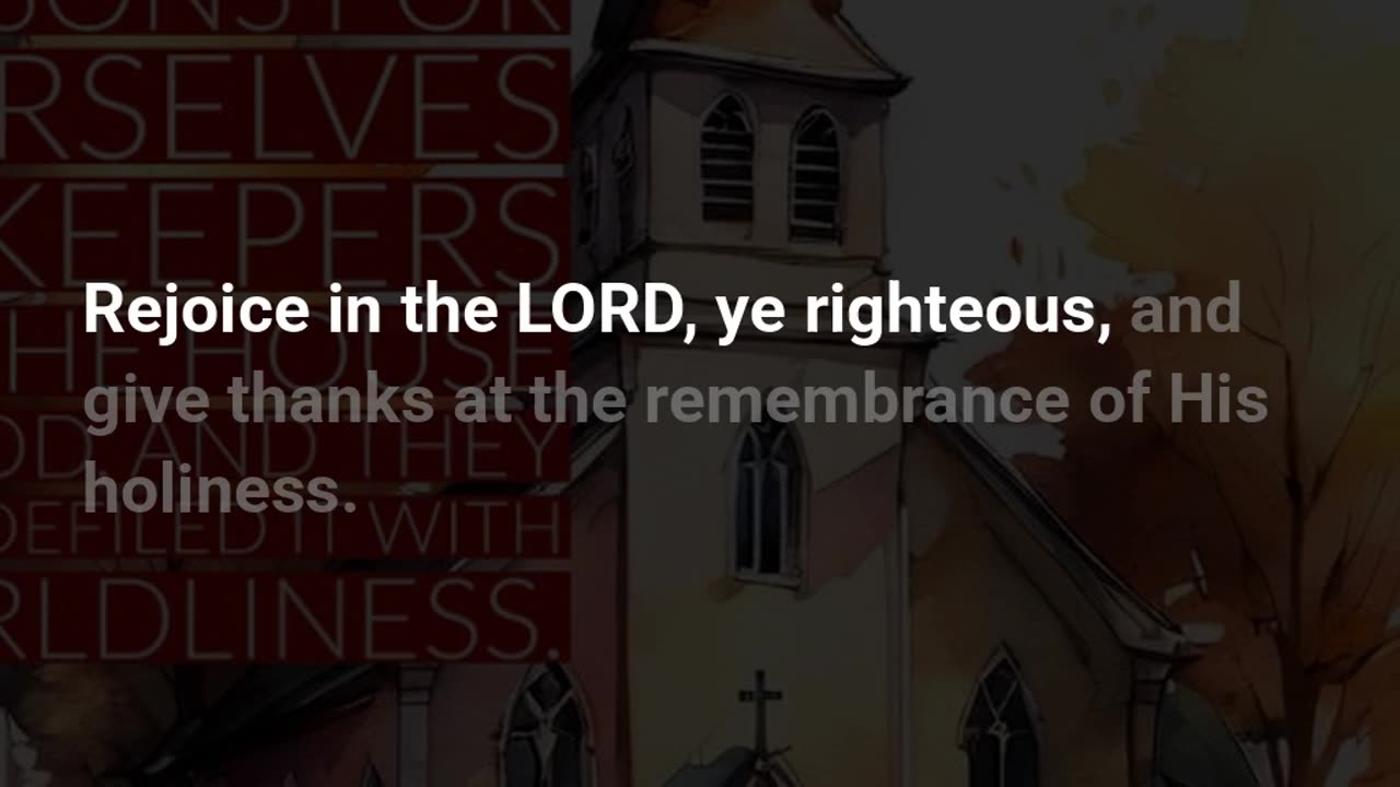 Psalms 97:12