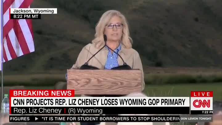 Liz Cheney's concession speech, comparing herself to Abraham Lincoln