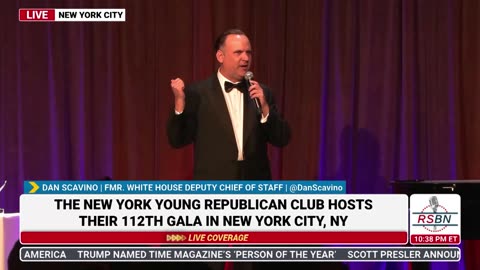 FULL SPEECH: Dan Scavino Speaks and Pres. Trump’s Phone Call at NYYRC 112th Annual Gala - 12/15/24