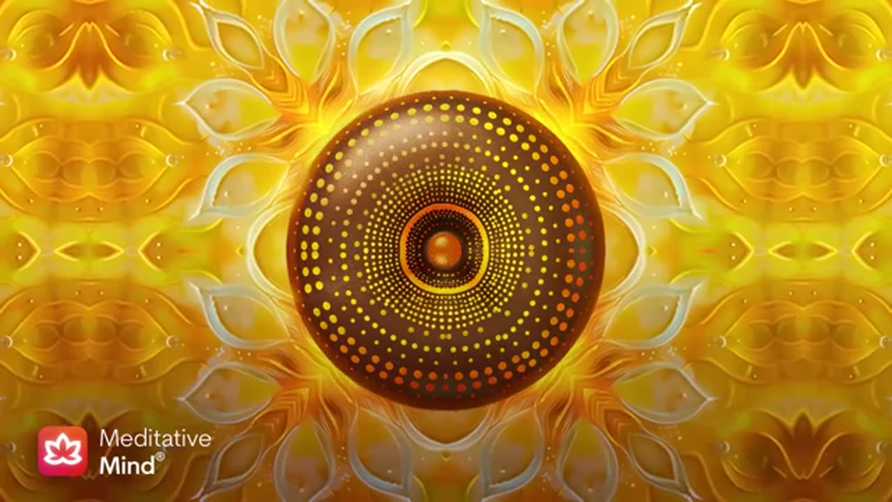 528Hz | Heal GOLDEN Chakra 🟡 | Bring Positive Transformation | Ambient Awakening Hang Drum Music